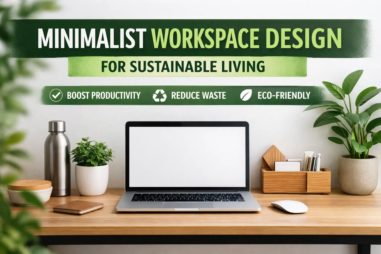 minimalist workspace design